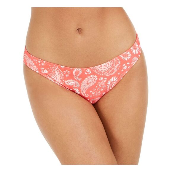 MICHAEL MICHAEL KORS Women's Coral Stretch Bikini Swimsuit Bottom M - Picture 1 of 2